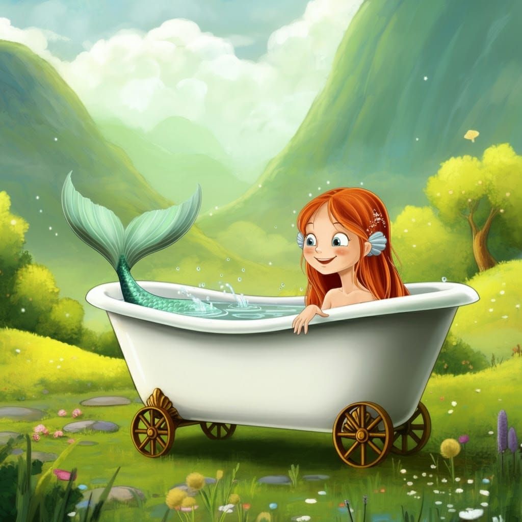 Mermaid's Whimsical Meadow Soak