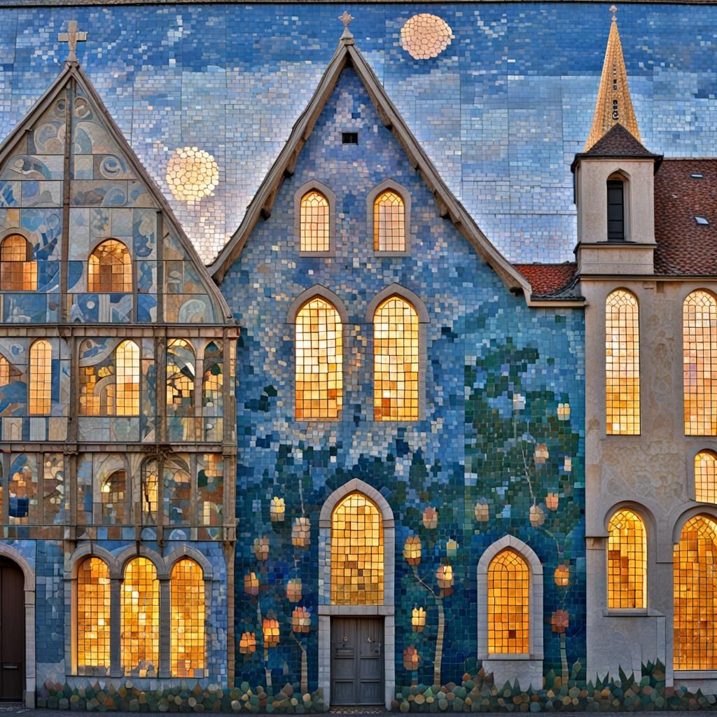 Pikasiet's House Mosaic Mural in Chartres