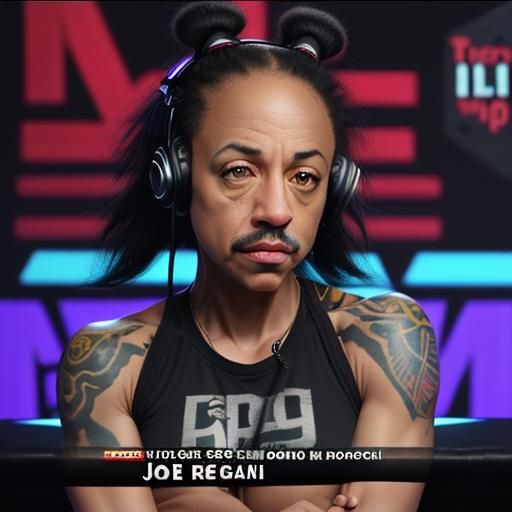 Kat Williams on Joe Rogan Podcast, Digital Art