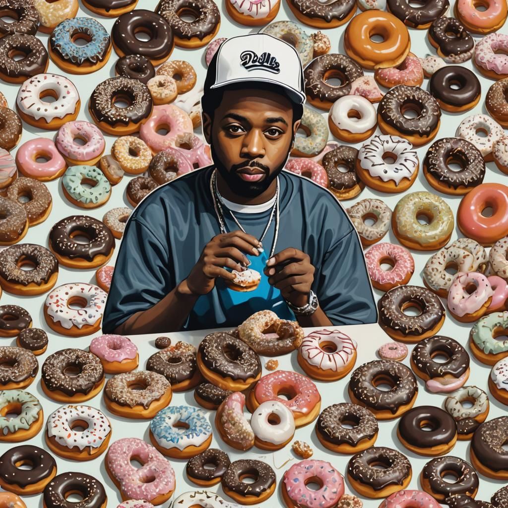J Dilla's Donuts: Abstract Album Art