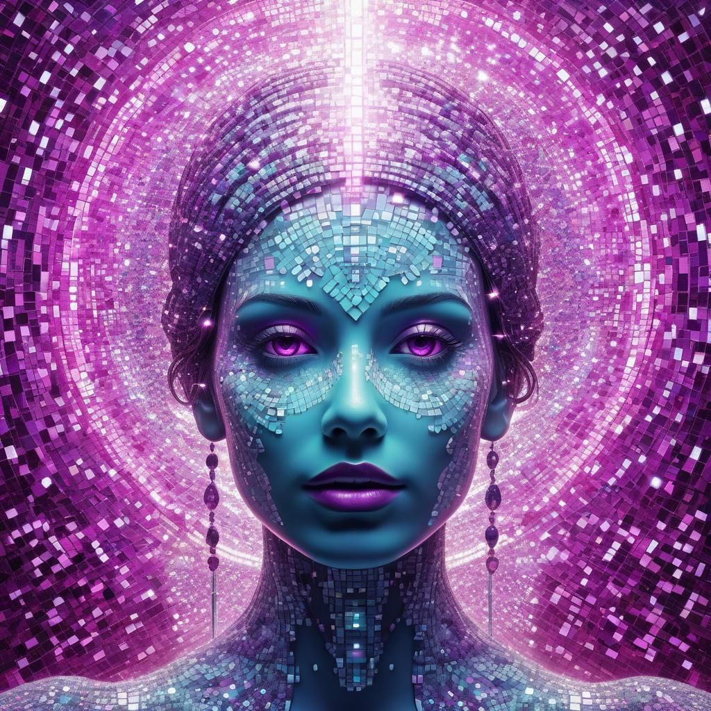 Ethereal Escape: Abstract Art in Groovy Style