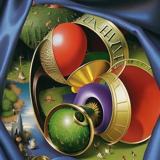 The Garden of Earthly Delights: A Detailed 3D Rendering