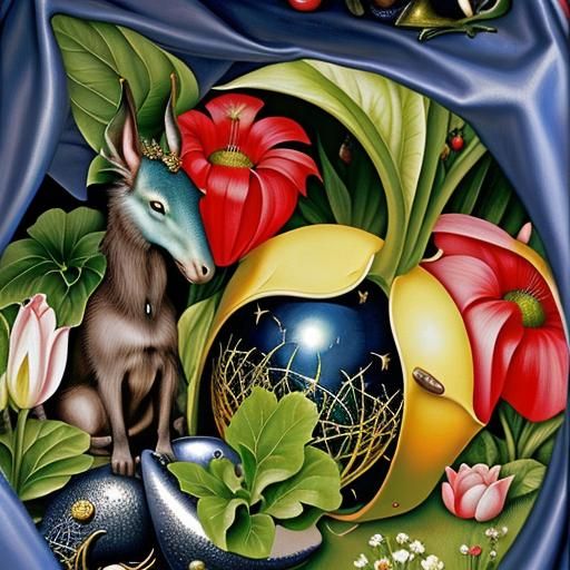 Garden of Earthly Delights: 3D Photorealistic Rendering