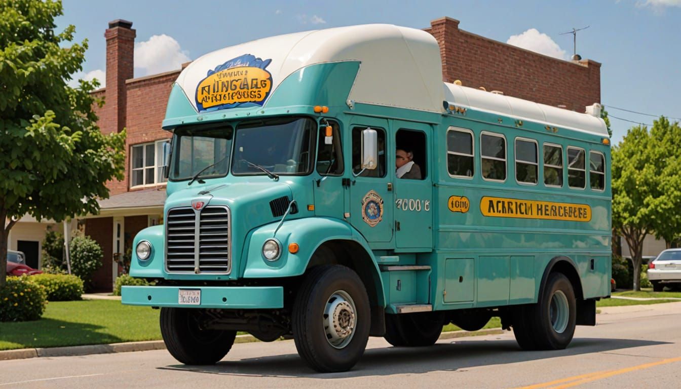 Giant Meme Icon in a Humorous Perspective