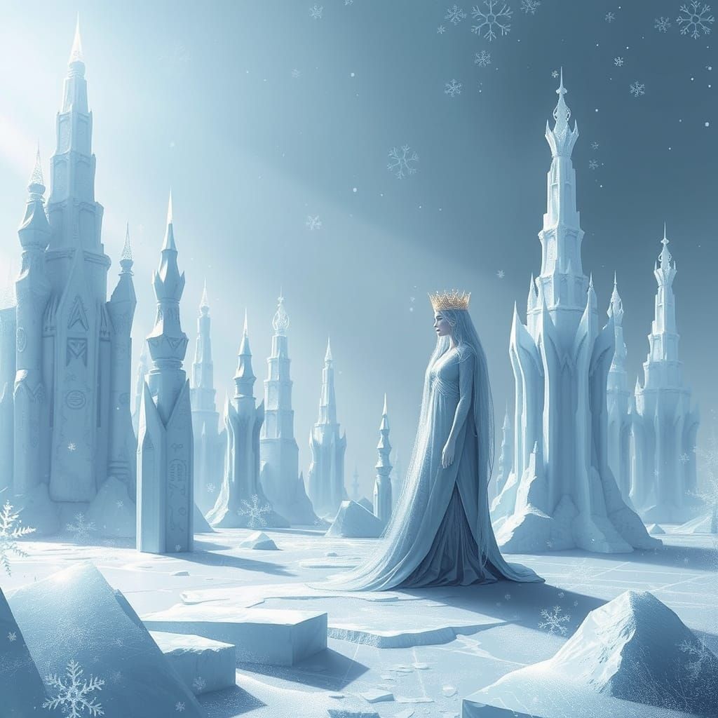 Ethereal Ice Kingdom of Frost Monarchs