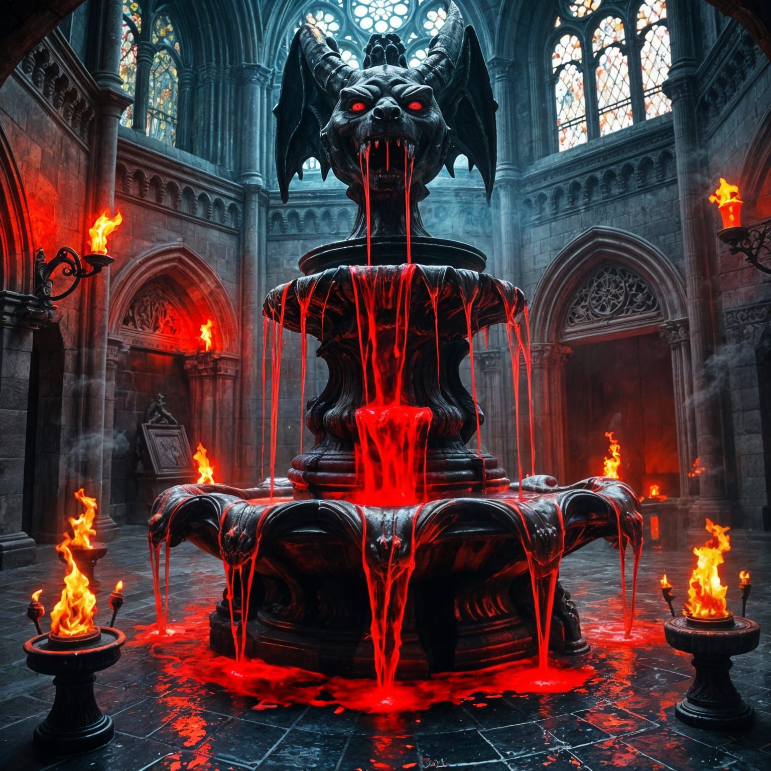 Demonic fountain