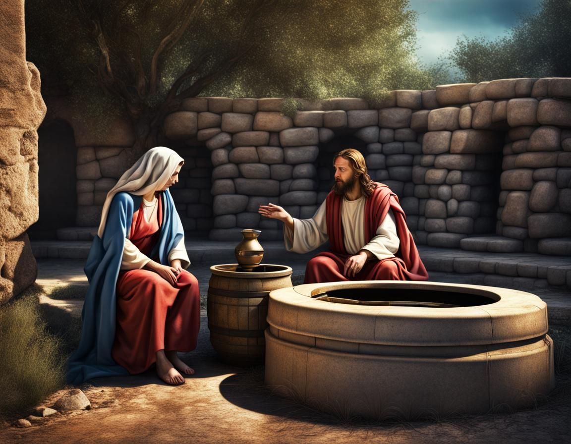 Jesus and Samaritan Woman at the Well