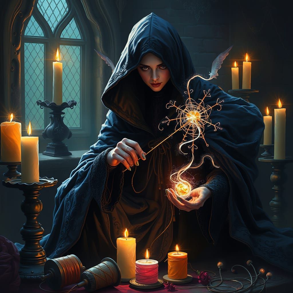 Shadow Stitcher: Mystical Villainess in Candlelit Lair