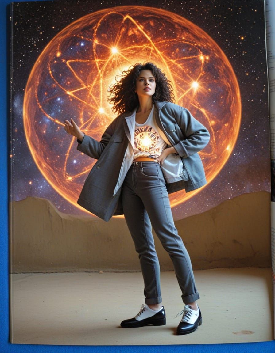 Surreal Astral Geometry: A Mystical Invocation