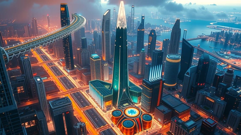 Sustainable Utopia Metropolis in Nova Terra