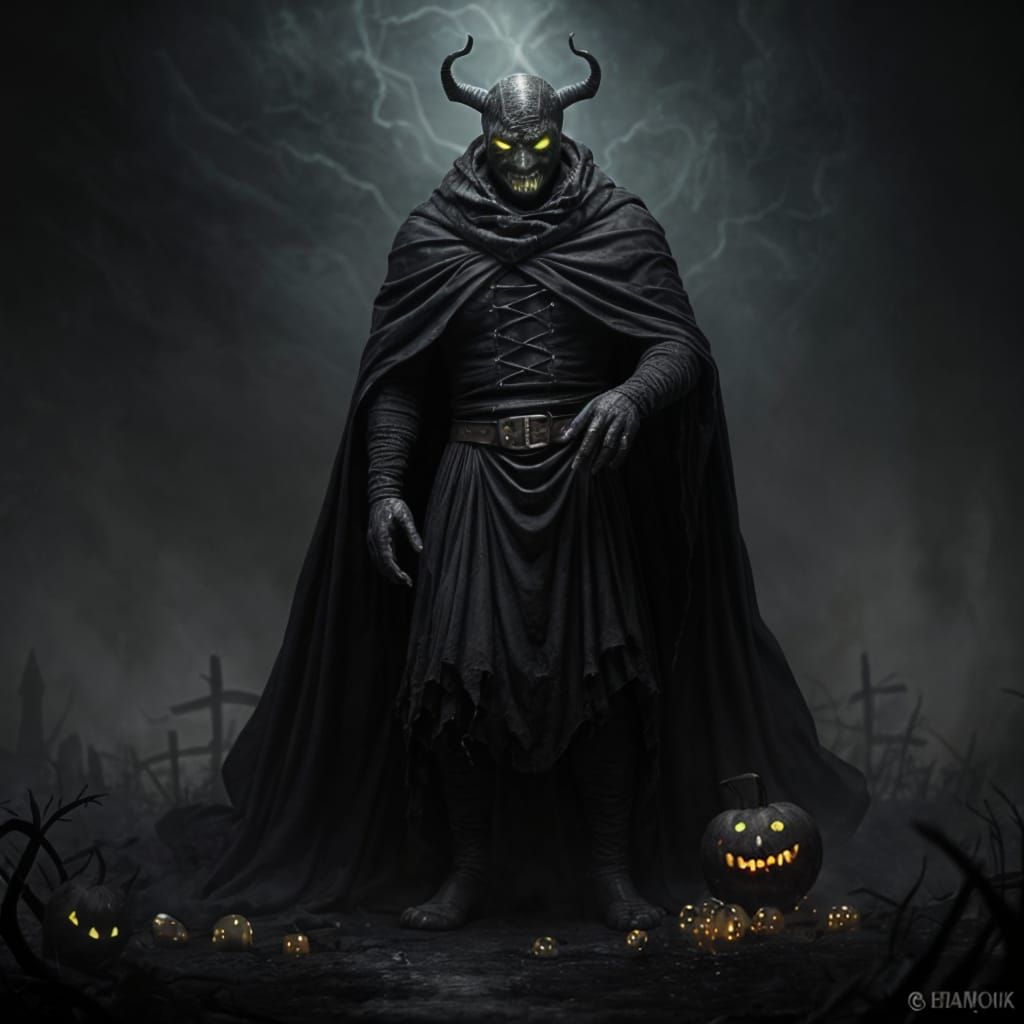 Menacing Burlap Sack Monster Filled with Insects