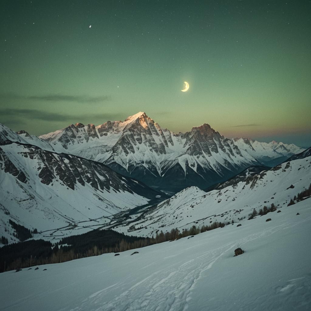 Epic Northern Lights Over Majestic Mountains