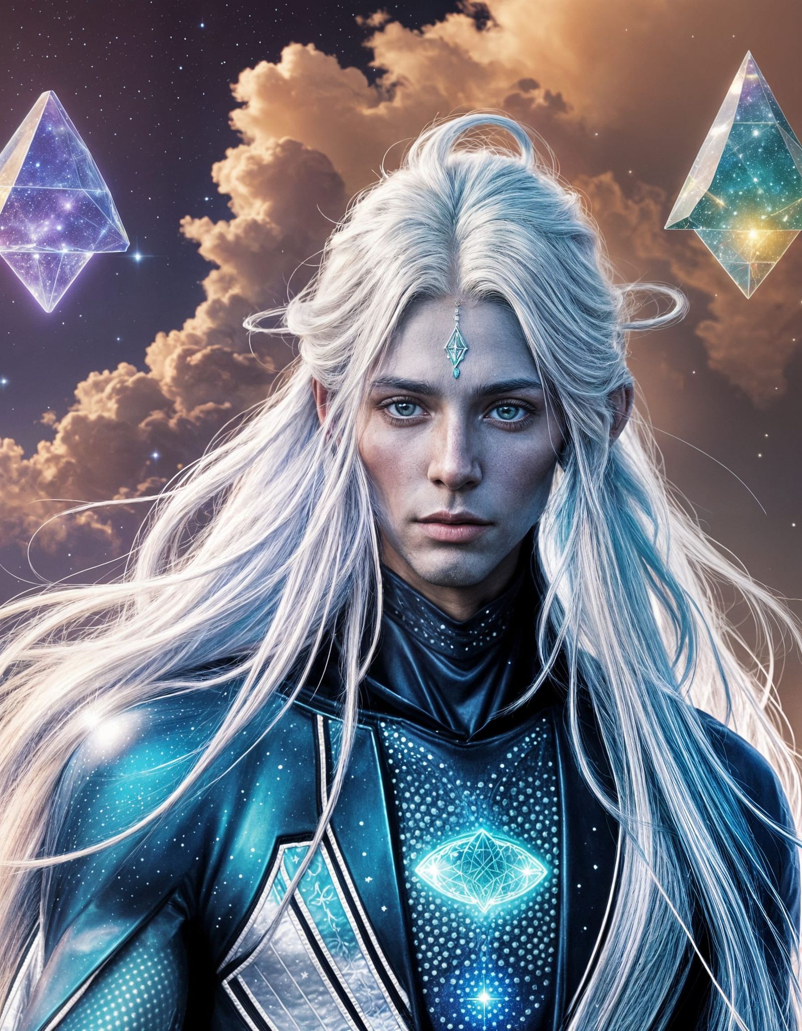 Pleiadian Man: An AI Generated Interpretation