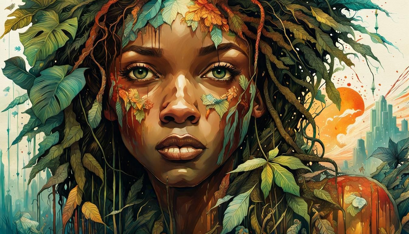 Epic Reggae Masterpiece with 3D Shading