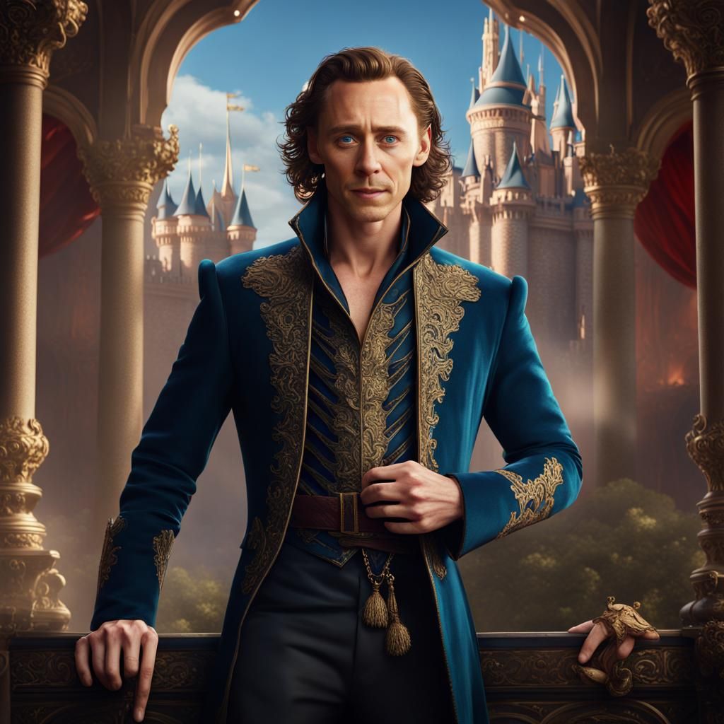 Tom Hiddleston as a Fantastical Disney Prince
