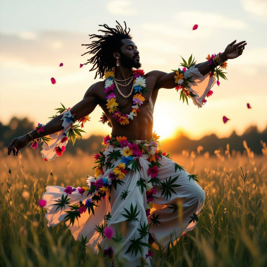 Effortless Dance at Golden Hour