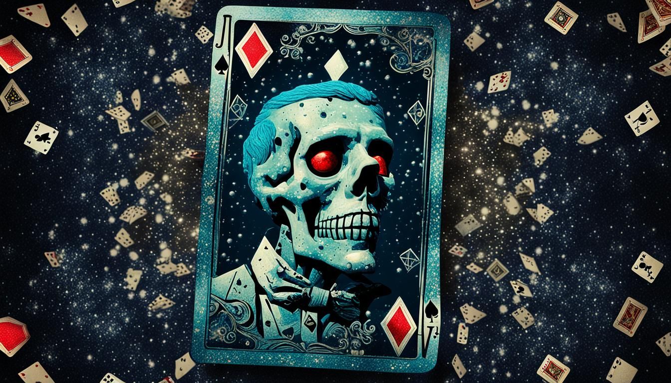 Surreal Jack of Diamonds Emerges from Playing Card
