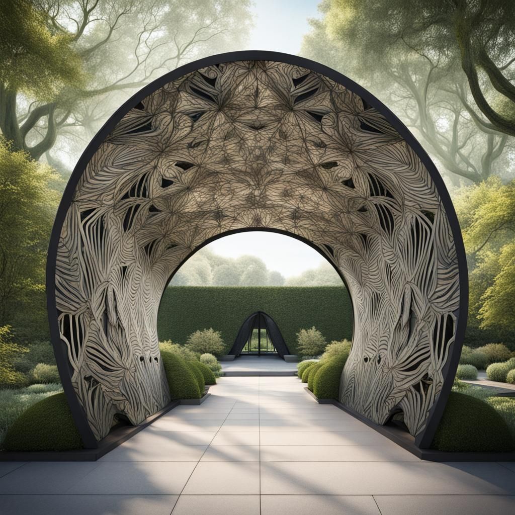 Alien Botanical Garden Pavilion Entrance