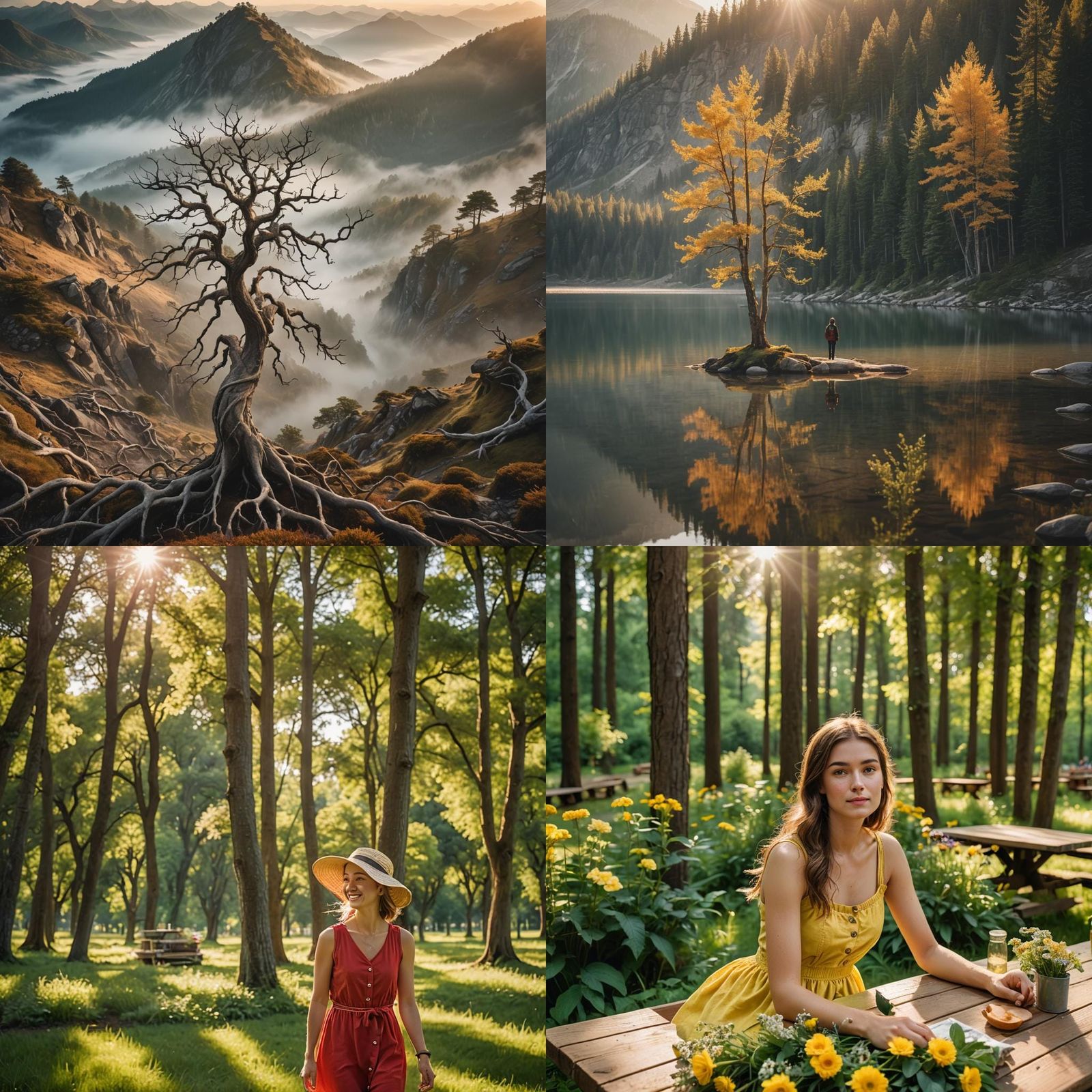 AI-Generated Photo with Bokeh and Natural Lighting