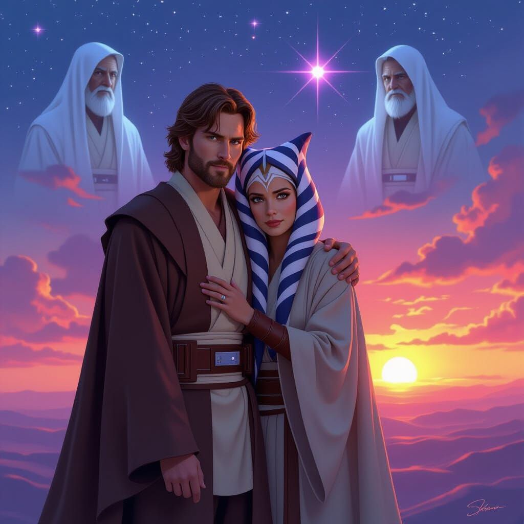 Skywalker and Ahsoka: Binary Sunset Reunion