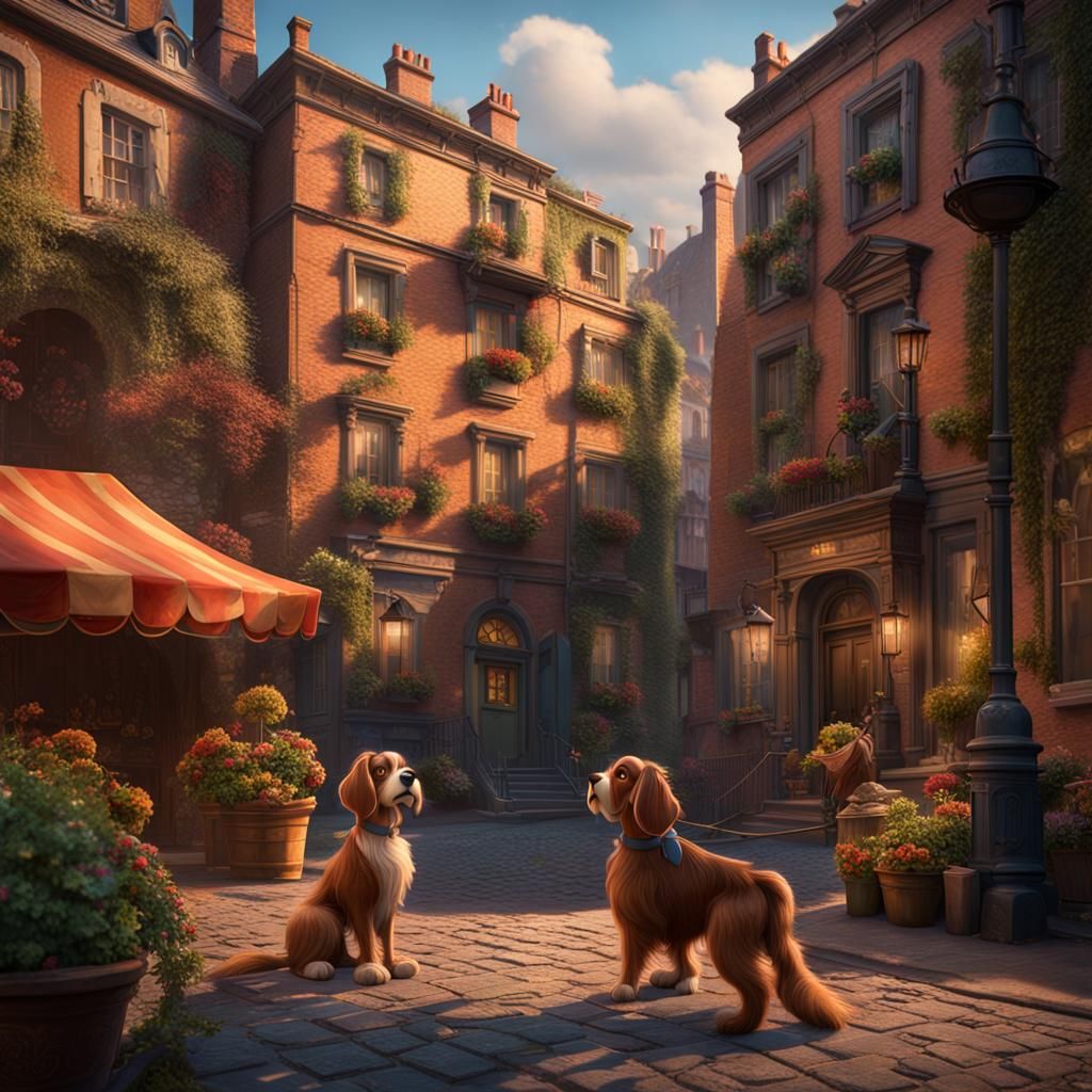 Lady and the Tramp: Detailed Matte Painting
