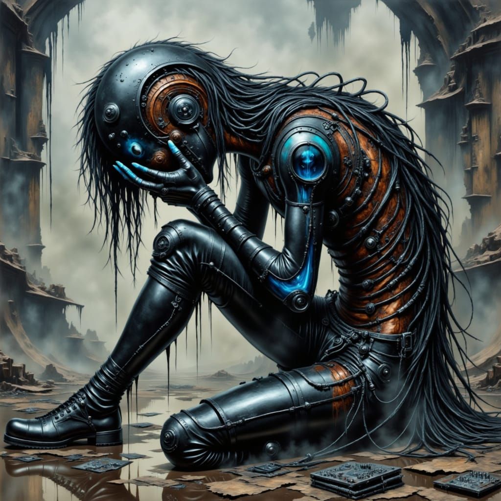 Android in Despair, Dystopian Futurism