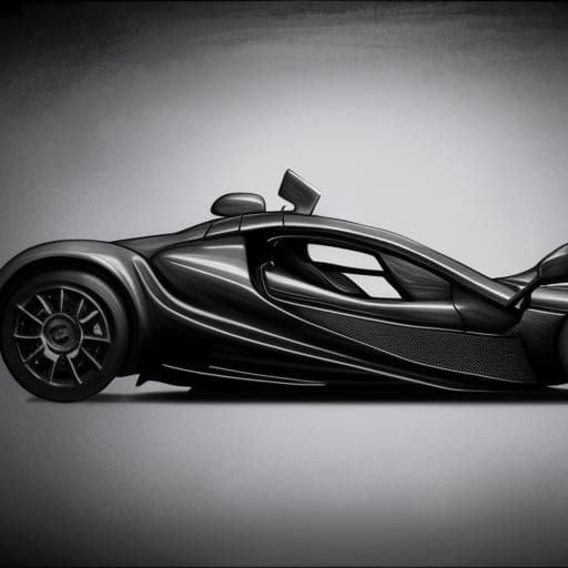 Hyperrealistic BAC Mono Car Concept Art