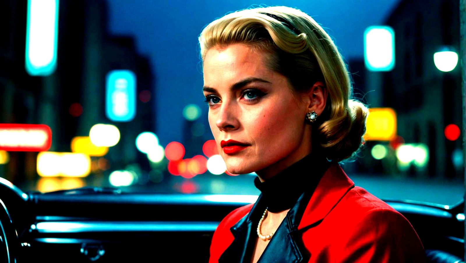 Harley Quinn as Grace Kelly: Cinematic Film Still