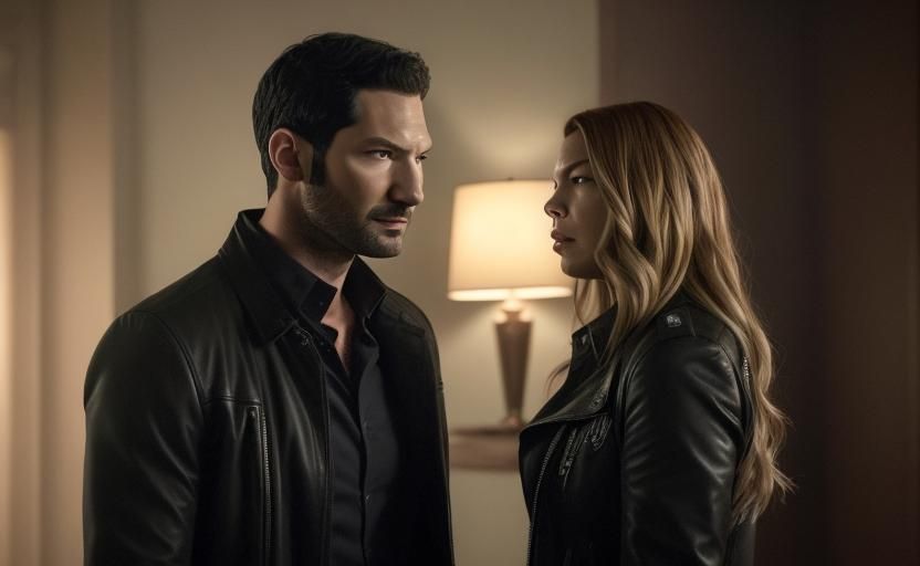 Lucifer Morningstar and Chloe Decker: Photorealistic 4K Rend...