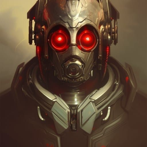 Skitarii Cyborg Tech Adept Portrait