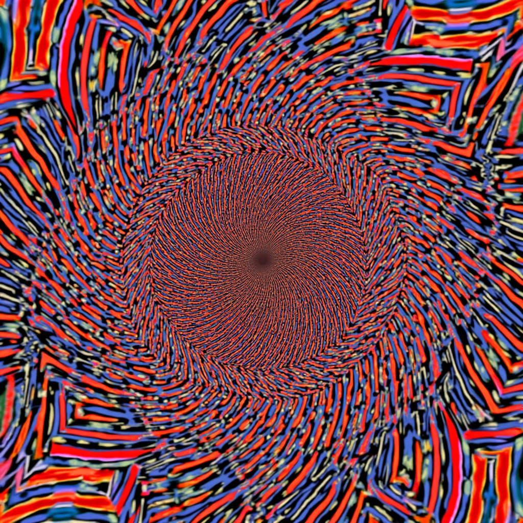 inspired by the style of Victor Moscoso.