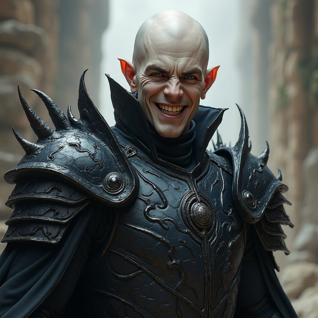 High Lord of Black Dragon Army in Dark Fantasy Armor