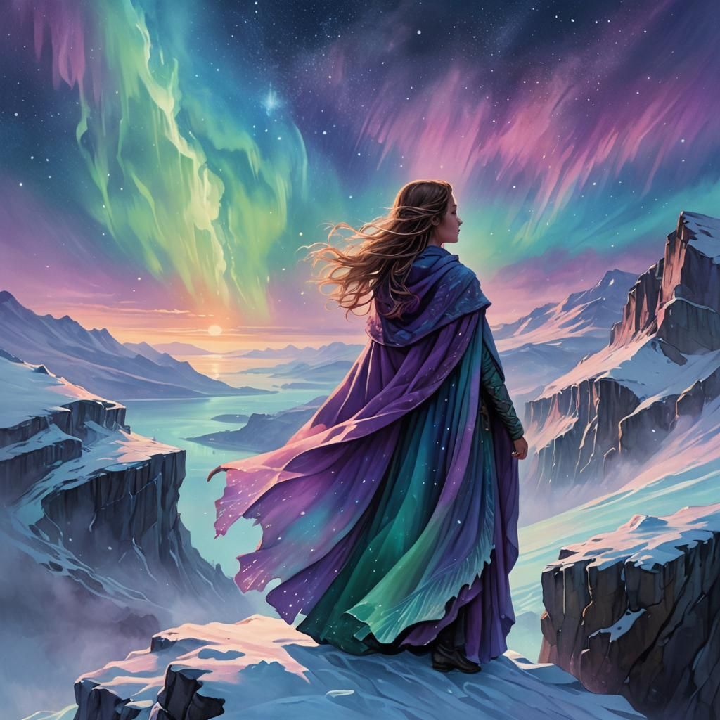 Sedna Embodied: A Vibrant Fantasy Illustration