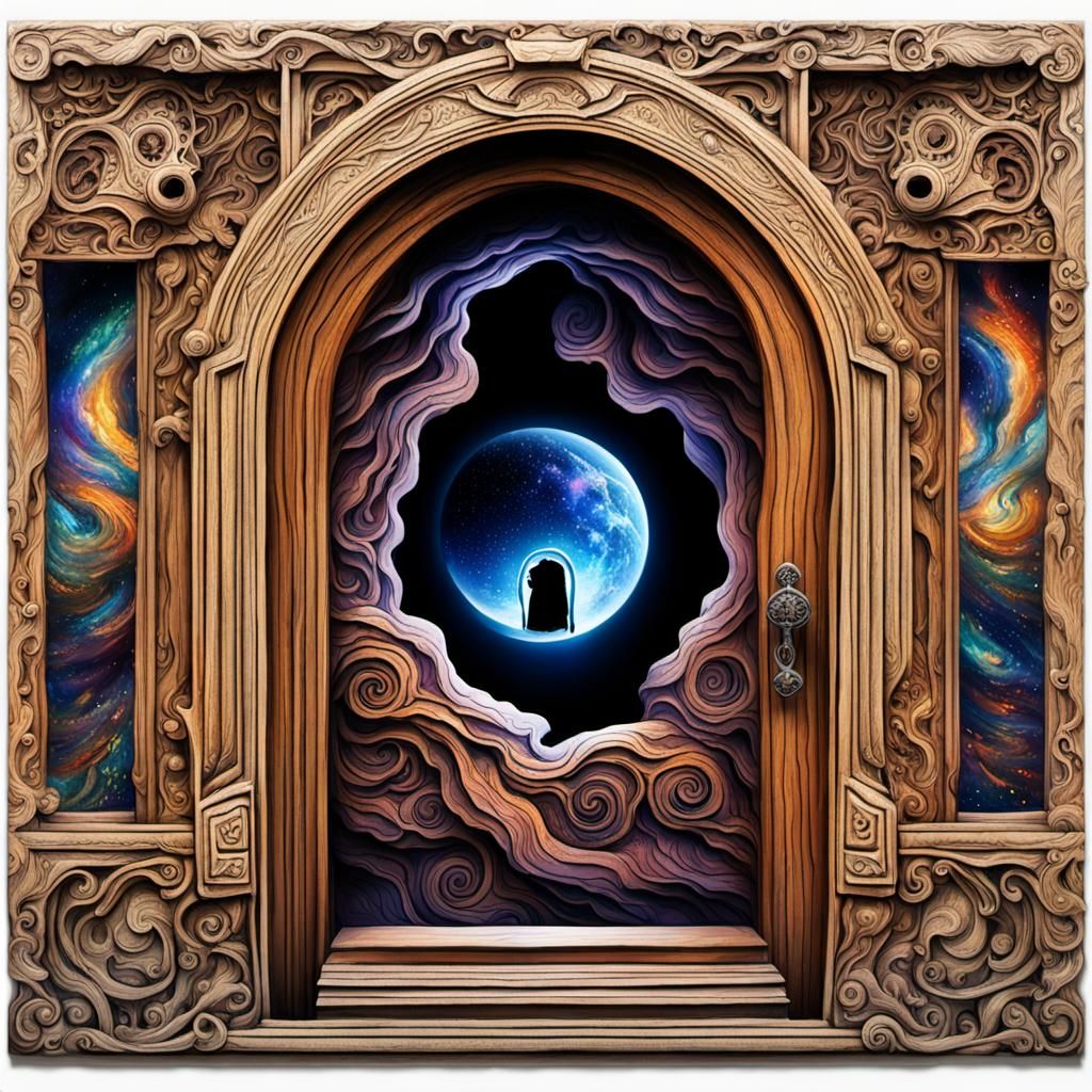 Ancient Door Keyhole Reveals Cosmic Reality