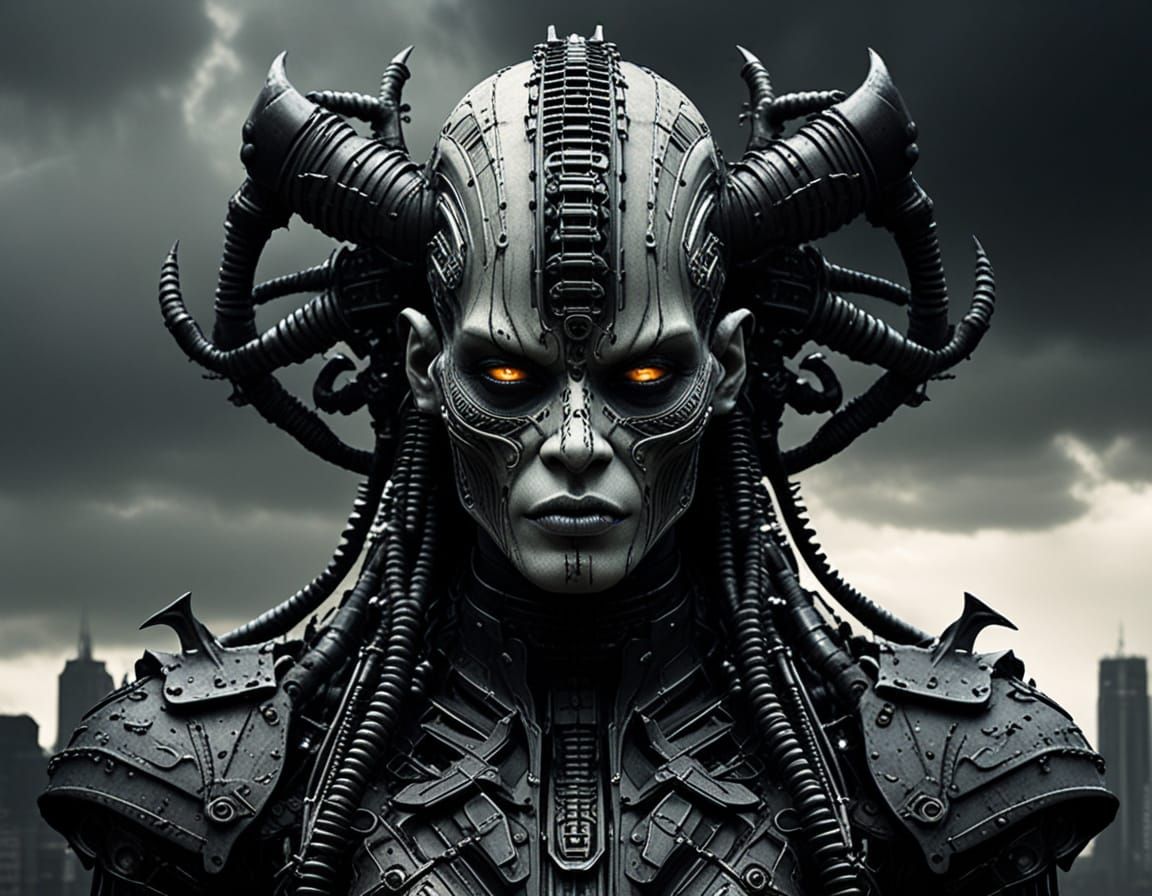 Obsidian Titan in Smoggy Metropolis