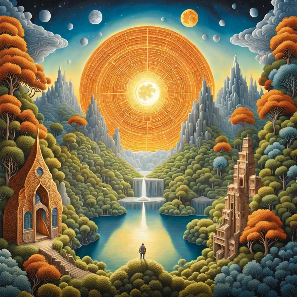 Elegant Gender Transformation in Rich Colors