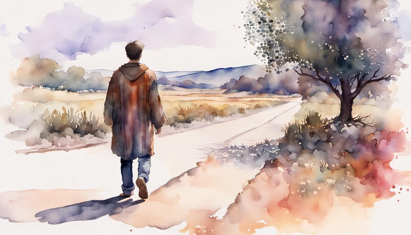 Prodigal Son: Father's Hope in Watercolor