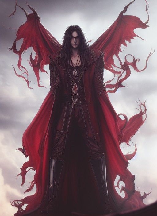 Alucard: Vampire Lord in Hyperdetailed Art