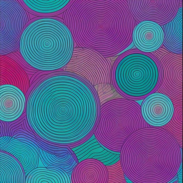 Tetradic Concentric Squares in Contemporary Vector Design