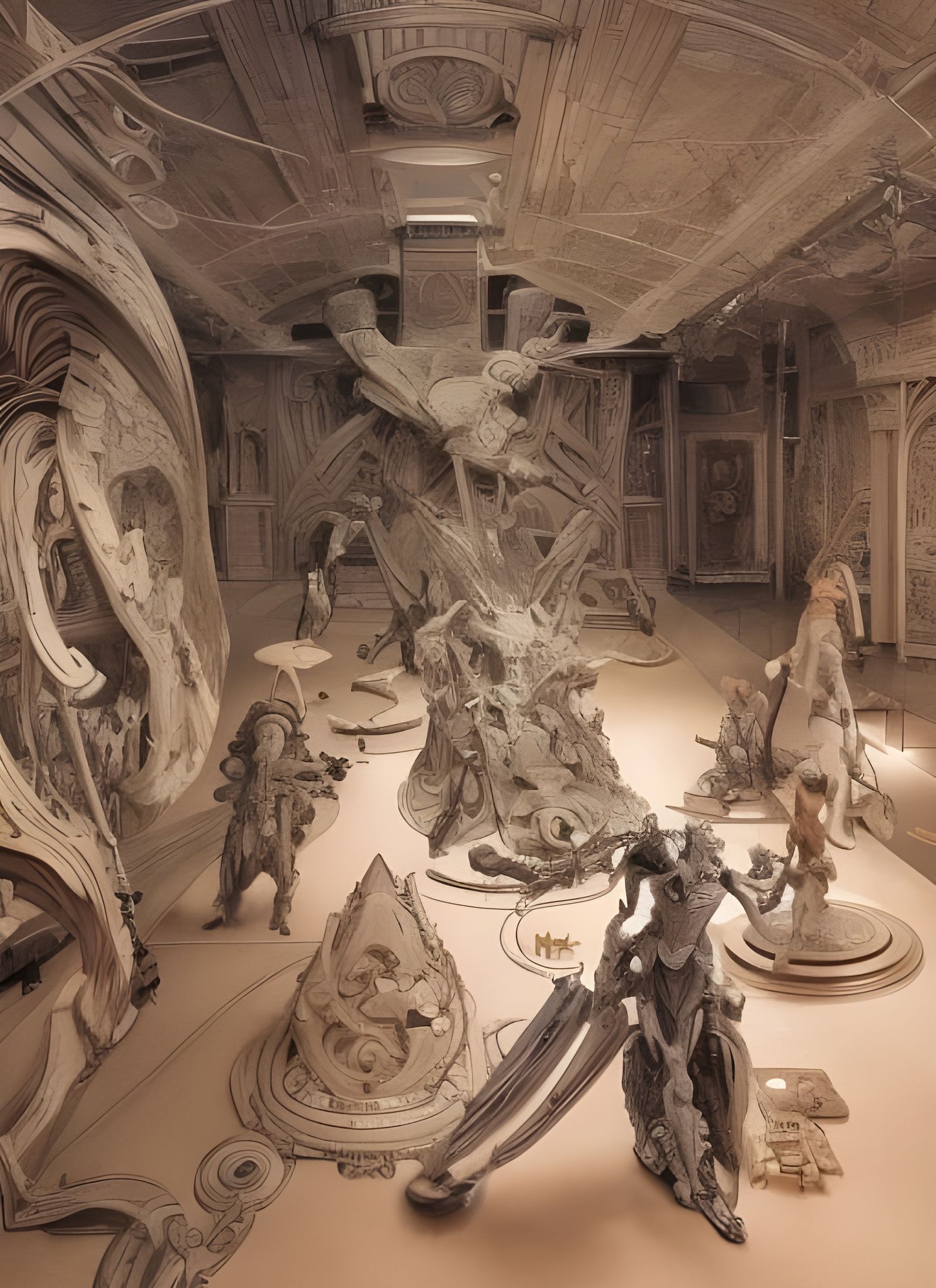 Timeless Toy Warehouse: Hyperrealistic and Detailed