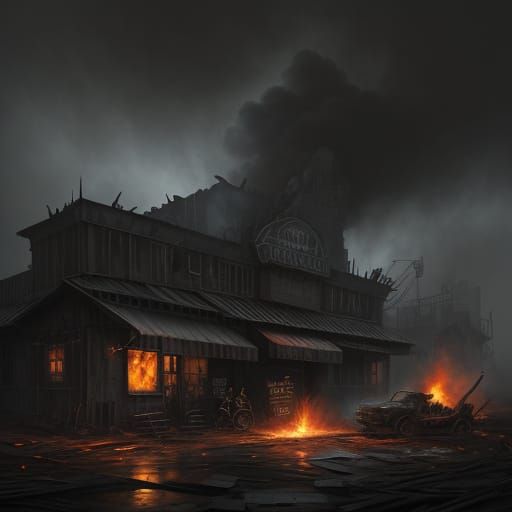 Chaos Erupts in Coffee Shop with Explosions and Fighting Dog...