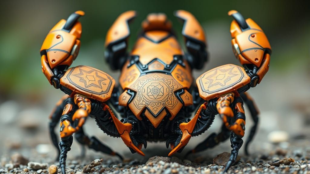 Robotic Scorpion in Ceramic Armor