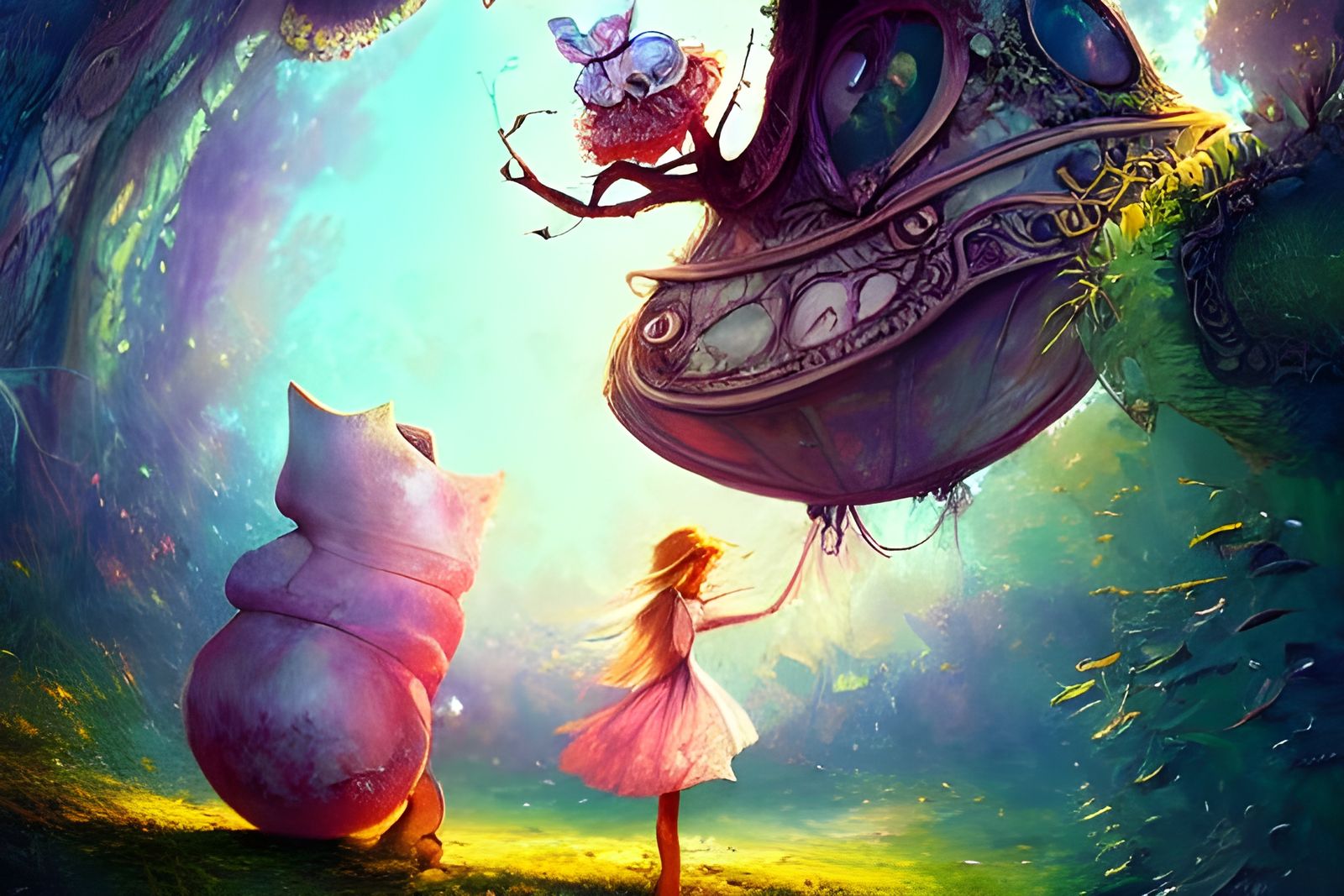 Alice in Wonderland Digital Art