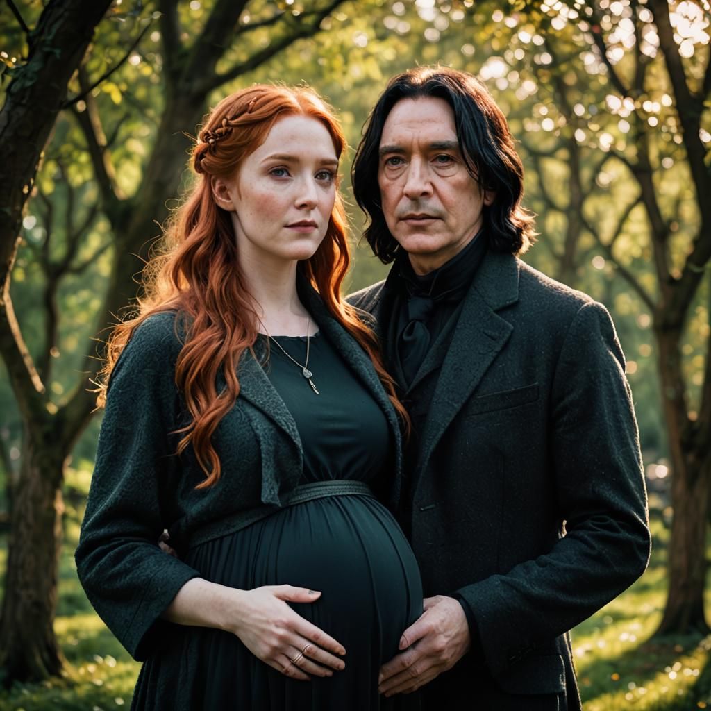 Lily Evans and Severus Snape: Pregnancy Portrait