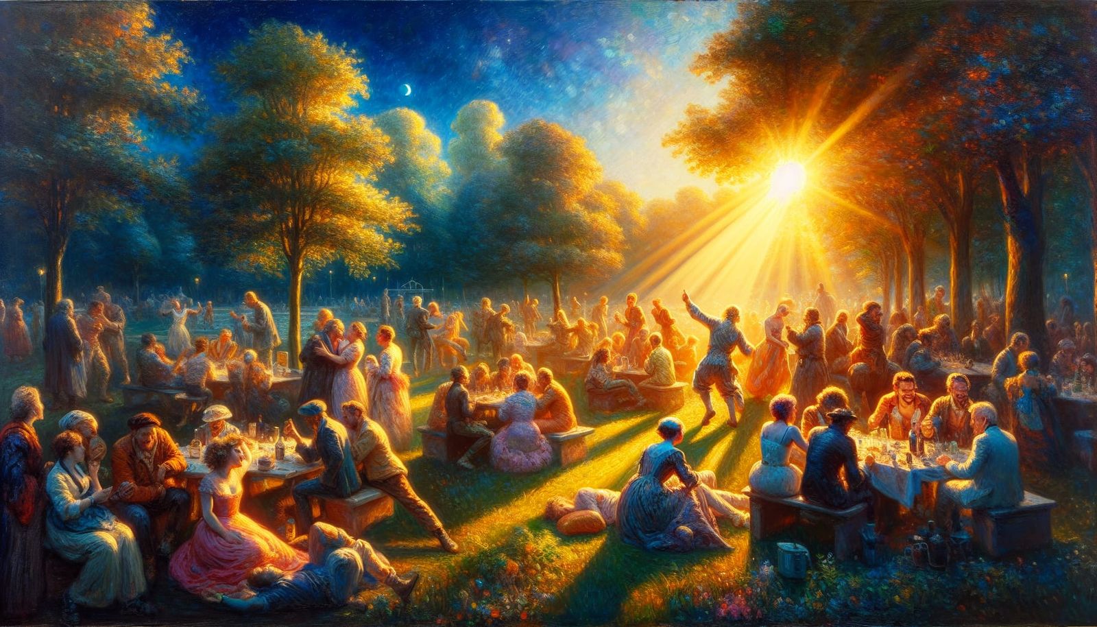 Queer Artists Celebrate Sunrise in Amsterdam Garden