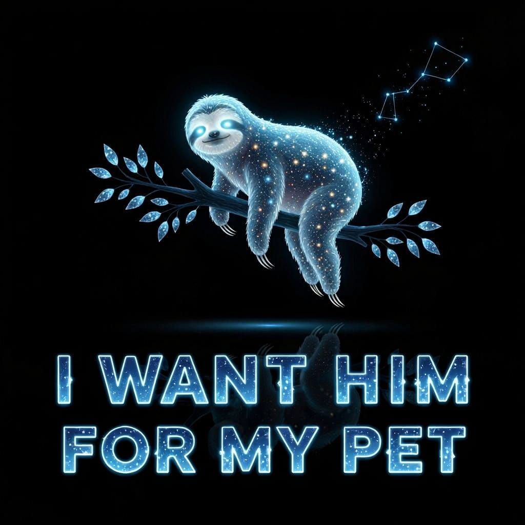 Change text to I Want Him For My Pet