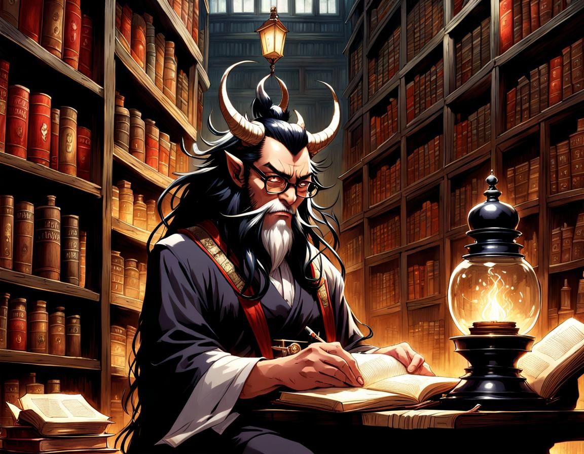 Urban Fantasy : Oni Librarian