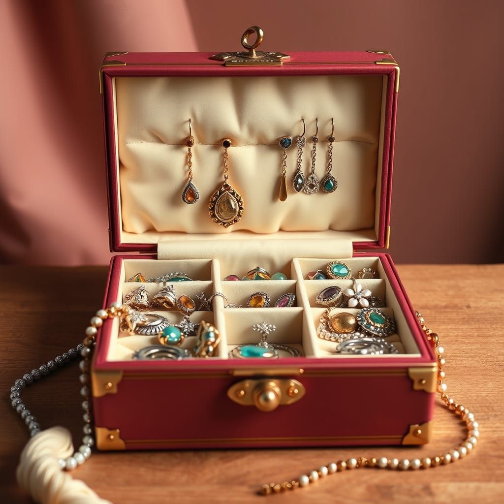 Jewellery Box Still Life with Jewels