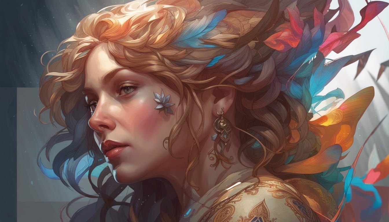 Hyperdetailed Portrait with Dynamic Lighting