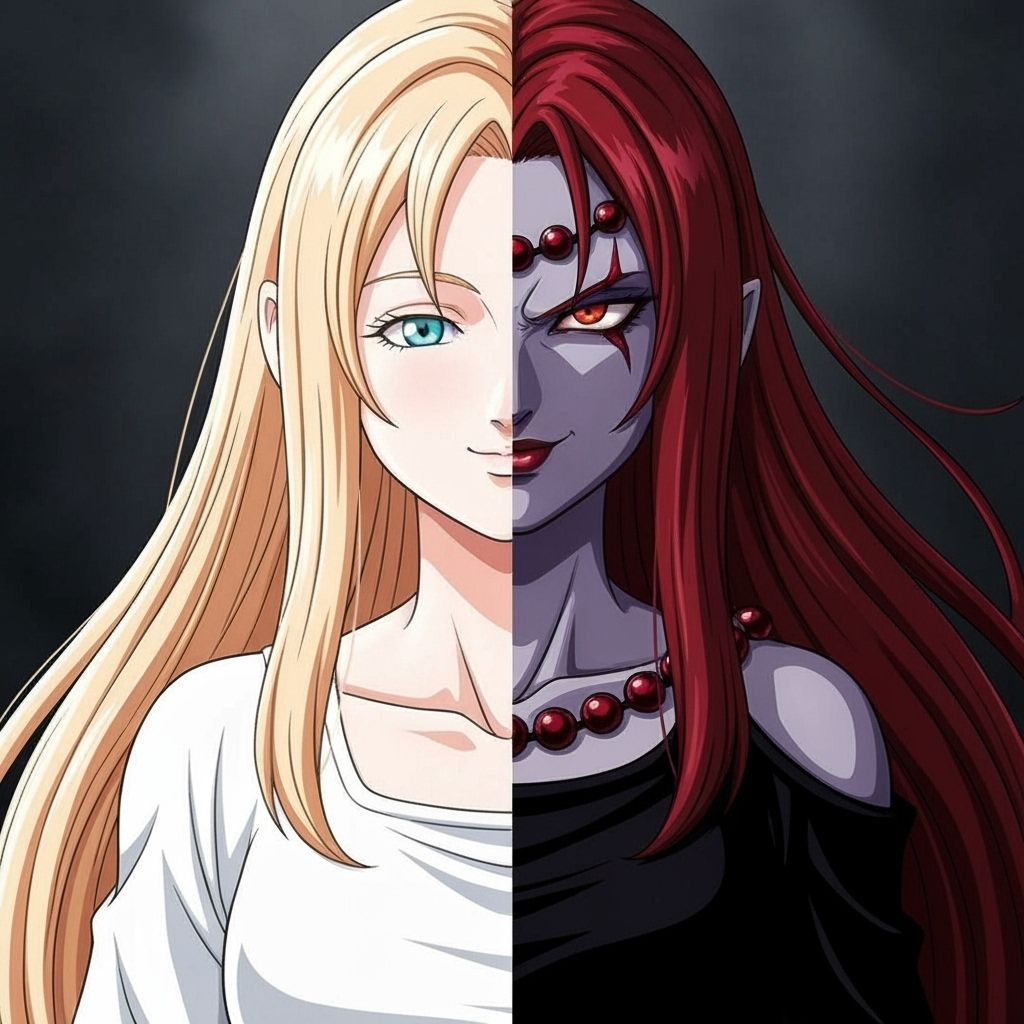 Towa's Duality: A Portrait of Good and Evil